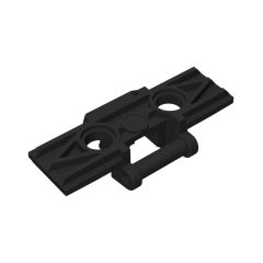 Technic Link Tread Wide with Two Pin Holes, Reinforced #88323 Black