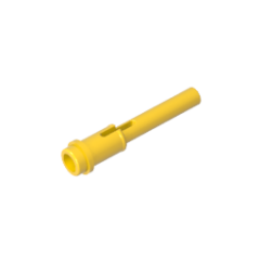 Pin 1/2 With 2L Bar Extension (Flick Missile) #61184 Yellow Gobricks