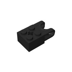 Technic Brick Special 2 x 2 with Ball Receptacle Wide and Axle Hole #92013 Black