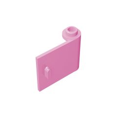 Door 1 x 3 x 2 Right - Open Between Top and Bottom Hinge #92263 Bright Pink