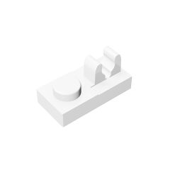 Plate Special 1 x 2 - Top Clip #92280 White