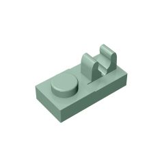 Plate Special 1 x 2 - Top Clip #92280 Sand Green