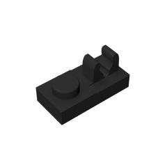 Plate Special 1 x 2 - Top Clip #92280 Black