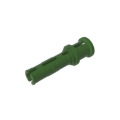 Technic Pin Long with Friction Ridges Lengthwise and Stop Bush - 3 Lateral Holes, Big Pin Hole #32054  Army Green Gobricks  1KG