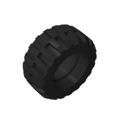Tire 30.4 x 14 Offset Tread - Band Around Center Of Tread #92402 Black