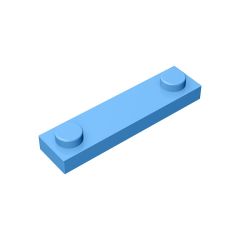 Plate Special 1 x 4 with 2 Studs #92593 Medium Blue