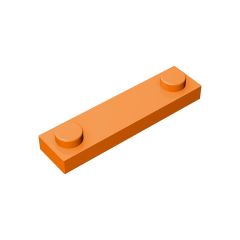 Plate Special 1 x 4 with 2 Studs #92593 Orange