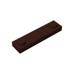 Plate Special 1 x 4 with 2 Studs #92593 Dark Brown