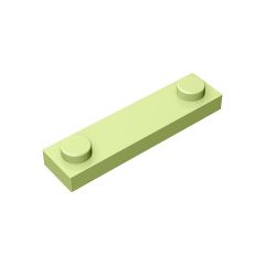 Plate Special 1 x 4 with 2 Studs #92593 Yellowish Green