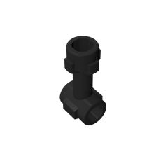 Bar 1L With Top Stud And 2 Side Studs (Connector Perpendicular) #92690 Black