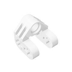 Technic Axle and Pin Connector Perpendicular Split #92907 White