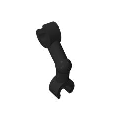 Arm Skeleton Bent with Clips at 90 - Vertical Grip #93061 Black