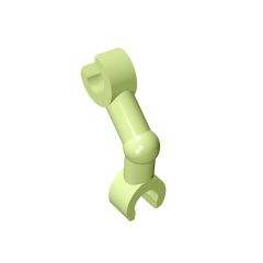 Arm Skeleton Bent with Clips at 90 - Vertical Grip #93061 Yellowish Green