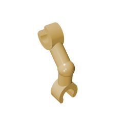 Arm Skeleton Bent with Clips at 90 - Vertical Grip #93061 Tan