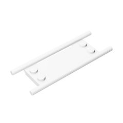 Minifigure Utensil Stretcher Without Bottom Hinges #93140 White