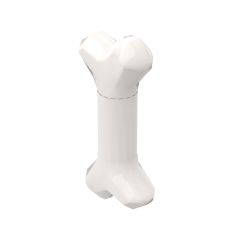 Animal Body Part, Dog Bone Short #93160 White