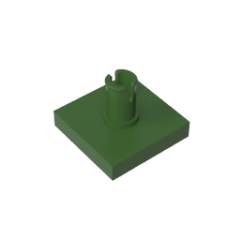 Tile Special 2 x 2 with Top Pin #2460  Army Green Gobricks  1KG