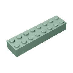 Brick 2 x 8 #93888 Sand Green