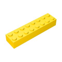 Brick 2 x 8 #93888 Yellow