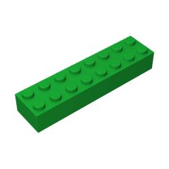 Brick 2 x 8 #93888 Green