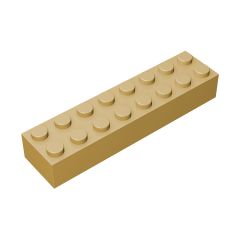 Brick 2 x 8 #93888 Tan