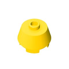 Brick Round 2 x 2 Truncated Cone #98100 Yellow