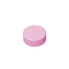 Tile Round 1 x 1 #98138 Bright Pink