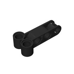 Technic Axle and Pin Connector Perpendicular Double 4L #98989 Black