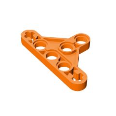 Technic Beam Triangle Thin - Type II #99773  Orange Gobricks  1KG