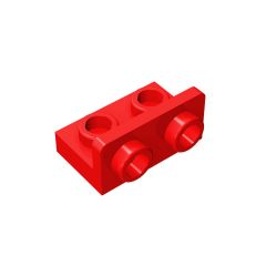 Bracket 1 x 2 - 1 x 2 Inverted #99780 Red 10 pieces