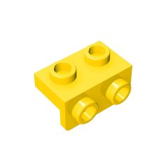 Bracket 1 x 2 - 1 x 2 #99781 Yellow 10 pieces
