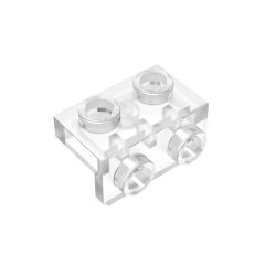 Bracket 1 x 2 - 1 x 2 #99781  Trans-Clear Gobricks