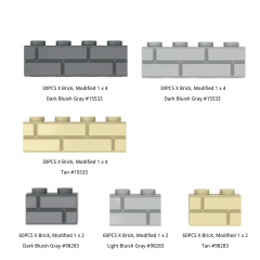 Wall Tile Parts Bulk Lot (300 PCS) (US Only)