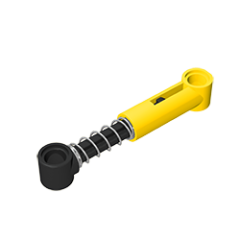 Technic Shock Absorber 6.5L with Hard Spring - Complete Assembly #76537 Yellow
