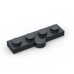 Hinge Plate 1 x 4 Swivel Top / Base - Complete Assembly #73983 Metallic Black