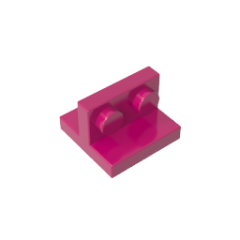 Bracket 2 x 2 - 1 x 2 Centered Magenta Gobricks