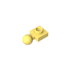1x1 Single Bright Light Yellow Gobricks