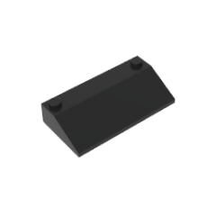 Slope 33 3 x 6 No Inner Walls #3939 Black Premium Part