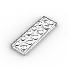Plate 2 x 6 #3795 Trans-Clear Gobricks