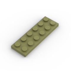 Plate 2 x 6 #3795 Olive Green