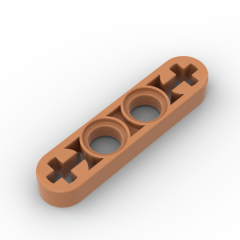 Technic Beam 1 x 4 Thin #32449  Medium Dark Flesh Gobricks