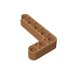Technic Beam 3 x 5 L-Shape Thick #32526  Medium Dark Flesh Gobricks