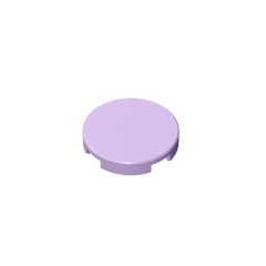 Tile Round 2 x 2 with Bottom Stud Holder #14769 Lavender