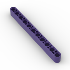 Technic Beam 1 x 11 Thick #32525  Dark Purple Gobricks  1KG