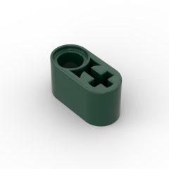 Technic Beam 1 x 2 Thick with Pin Hole and Axle Hole #60483  Dark Green Gobricks  1KG