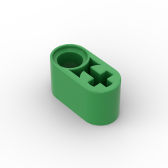Technic Beam 1 x 2 Thick with Pin Hole and Axle Hole #60483  Bright Green Gobricks  1KG