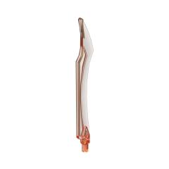 Large Figure Weapon Blade, Curved Tip #11305 Trans-Orange