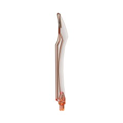 Large Figure Weapon Blade, Curved Tip #11305 Trans-Orange