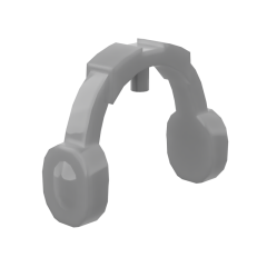 Headwear Accessory Ear Protectors / Headphones #14045 Flat Silver