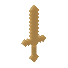 Weapon Sword Blocky #18787 Pearl Gold